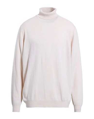 GRAN SASSO Polo neck Cream 80% Virgin Wool, 20% Viscose