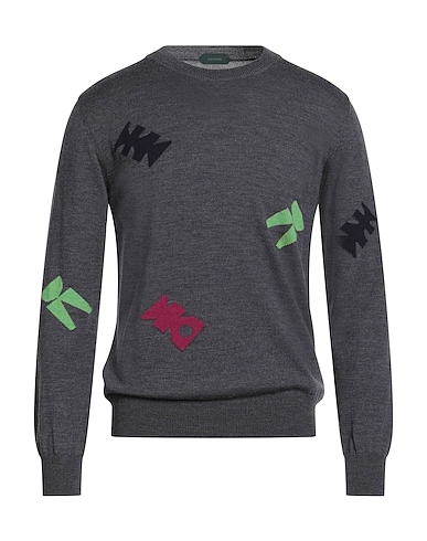 ZANONE Pullover Braungrau 100% Schurwolle