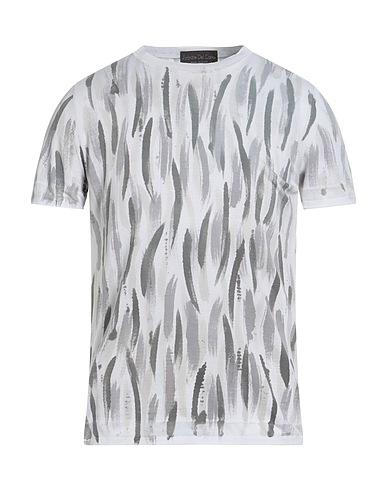 FABRIZIO DEL CARLO Sweater Grey 100% Cotton