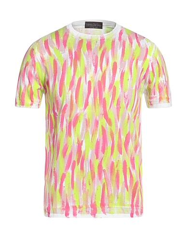 FABRIZIO DEL CARLO Jumper Lime green 100% Cotton