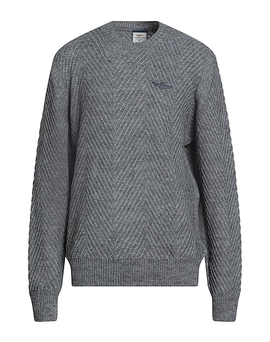 AERONAUTICA MILITARE Pullover Grigio 40% Acrilico, 20% Lana di alpaca, 20% Viscosa, 20% Lana