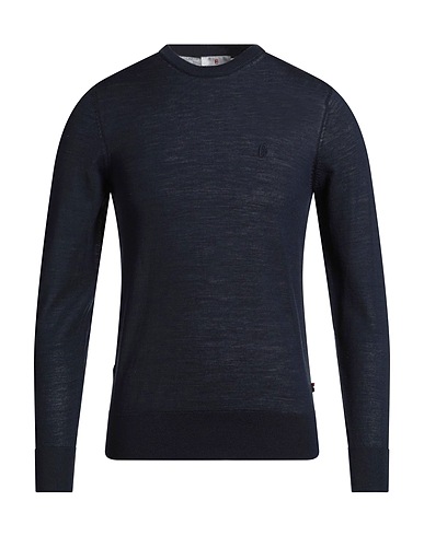 CONTE OF FLORENCE Pullover Blu navy 100% Lana Merino