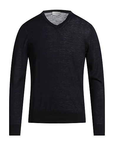 BALLANTYNE Jumper Midnight blue 60% Silk, 40% Linen