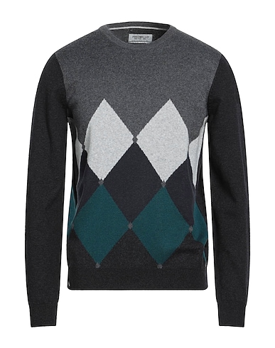 FRED MELLO Jumper Grey 60% Cotton, 25% Polyester, 15% Wool