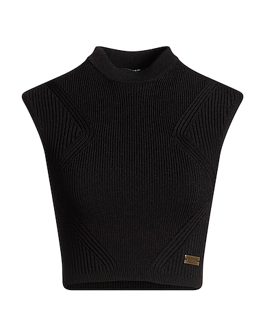 BALMAIN Pullover Schwarz 84% Viskose, 16% Polyester