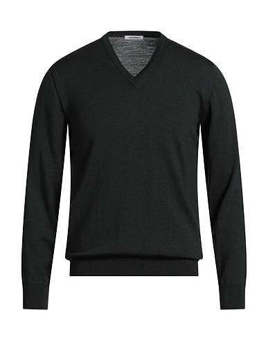 GIOFERRARI Jumper Dark green 100% Merino Wool