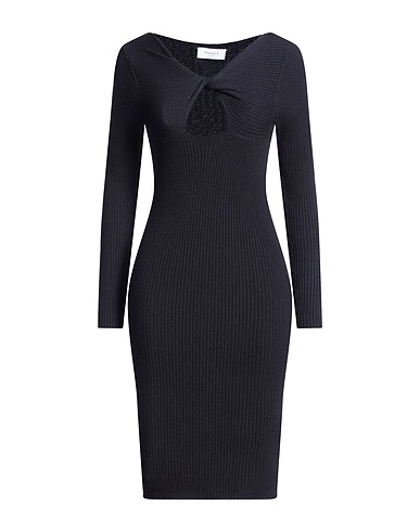 MARKUP Sheath dress Black 48% Viscose, 27% Polyester, 25% Nylon