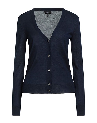 THEORY Cardigan Navy blue 54% Silk, 44% Cashmere, 2% Other Fibres