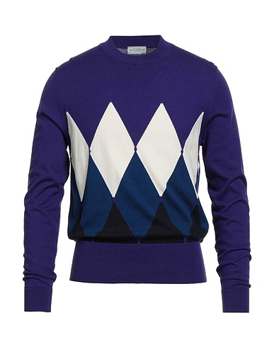 BALLANTYNE Jumper Purple 85% Cotton, 15% Cashmere