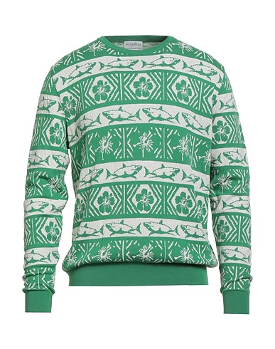 BALLANTYNE Pullover Grün 100% Baumwolle