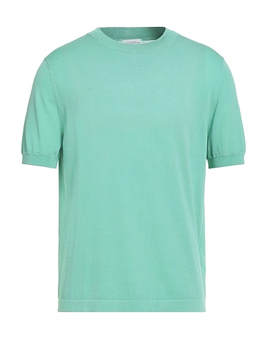 BALLANTYNE Jumper Light green 100% Cotton