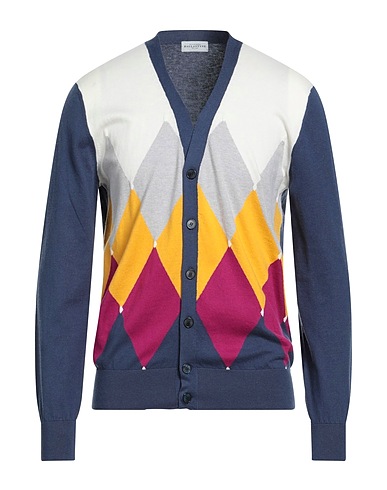 BALLANTYNE Cardigan Light grey 85% Cotton, 15% Cashmere