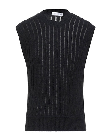 WOOD WOOD Maglia Gilet Nero 87% Poliammide, 13% Viscosa