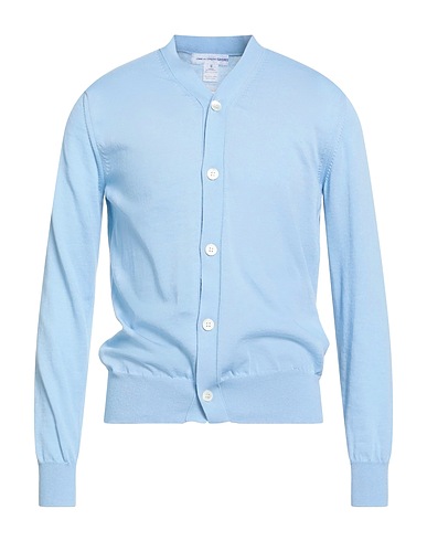 COMME des GARÇONS SHIRT Cardigan Sky blue 80% Polyester, 20% Cotton