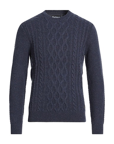 BARBOUR Pullover Marineblau 55% Wolle, 45% Baumwolle