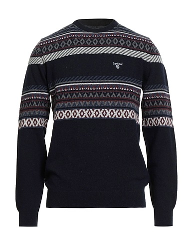 BARBOUR Jumper Midnight blue 100% Wool