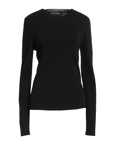 OUR LEGACY Jumper Black 100% Cotton