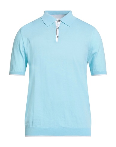BALLANTYNE Jumper Sky blue 100% Cotton