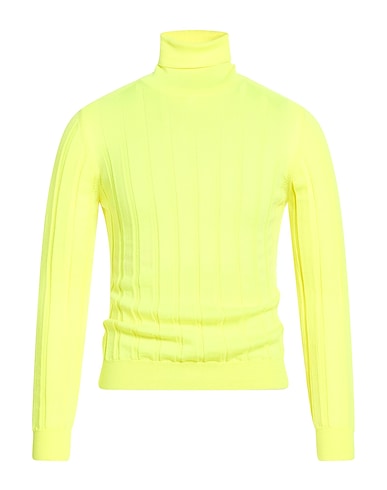FABRIZIO DEL CARLO Turtleneck Yellow 100% Merino Wool
