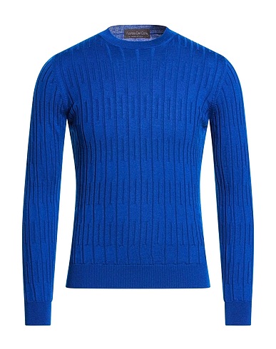 FABRIZIO DEL CARLO Jumper Blue 100% Merino Wool