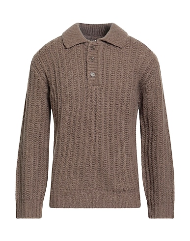 GANT Jumper Khaki 60% Lambswool, 40% Polyamide