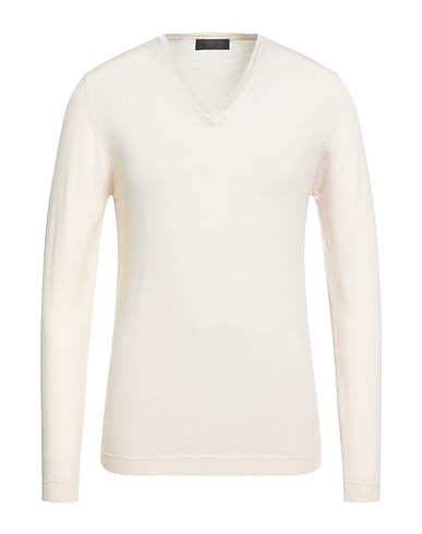 LUCQUES Jumper Off white 100% Merino Wool