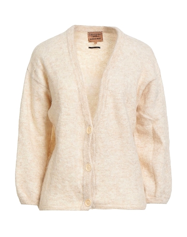 ALESSIA SANTI Cardigan Beige 37% Polyamide, 36% Alpaca wool, 24% Mohair wool, 3% Elastane