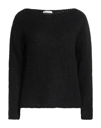 VICOLO Pullover Schwarz 30% Polyester, 26% Acryl, 23% Alpakawolle, 12% Polyamid, 9% Wolle