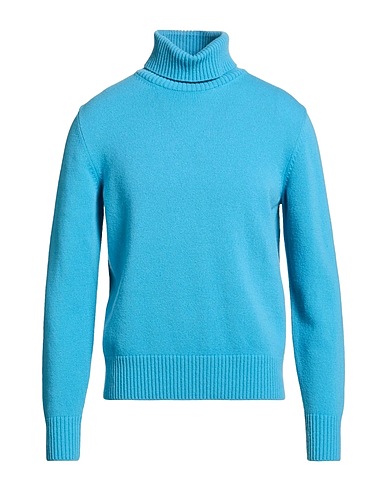 HERNO Polo neck Azure 100% Wool