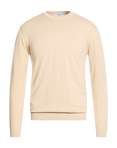 WOOL & CO Jumper Beige 100% Cotton
