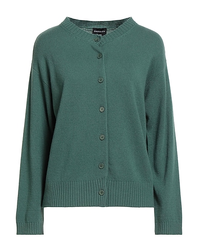CROSSLEY Cardigan Green 100% Cashmere