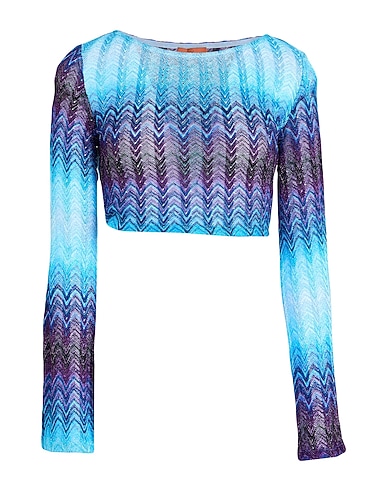 MISSONI Sweater Azure 88% Viscose, 12% Metallic fiber