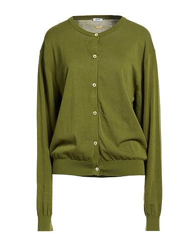 ASPESI Cardigan Military green 100% Cotton