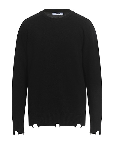 GRIFONI Sweater Black 100% Virgin Wool