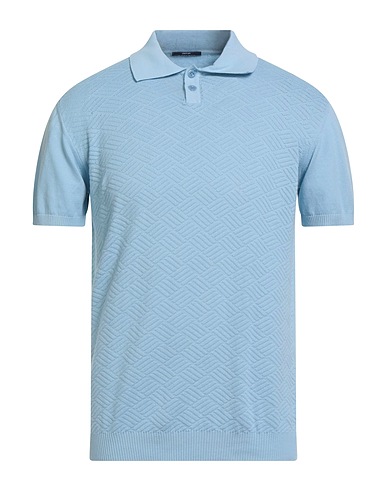 WOOL & CO Sweater Sky blue 100% Cotton