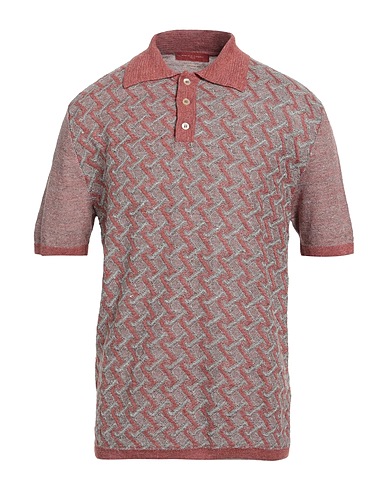 DANIELE FIESOLI Sweater Rust 100% Linen