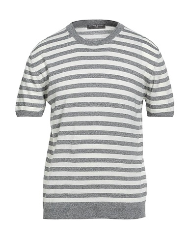 DANIELE FIESOLI Πουλόβερ LAB Γκρι 60% Λινό, 40% Βαμβάκι