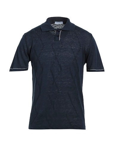 WOOL & CO Jumper Midnight blue 75% Linen, 25% Cotton