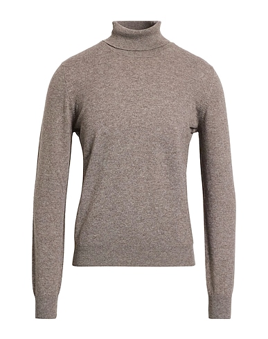 GRAN SASSO Polo neck Taupe 80% Virgin Wool, 10% Viscose, 10% Cashmere
