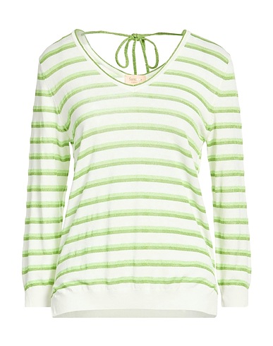 FERRANTE Sweater VERDE 79% Viscose, 18% Polyester, 3% Metallic fiber