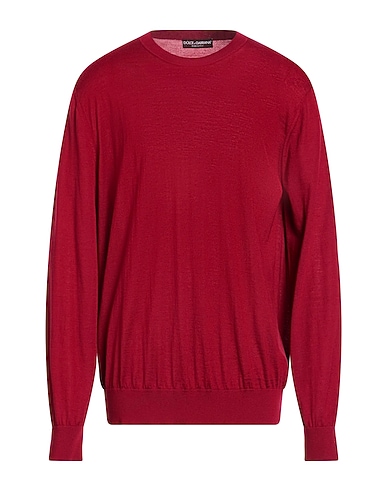 DOLCE&GABBANA Cashmere blend Burgundy 100% Cashmere