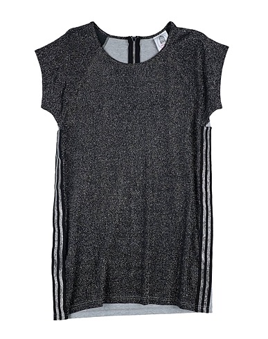 LE VOLIÈRE Vestito Nero 50% Cotone, 30% Acrilico, 20% Lurex®