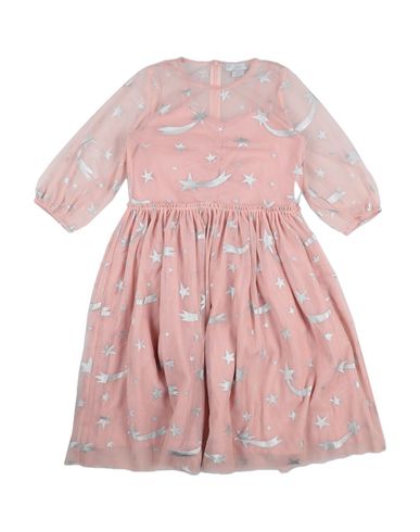 Stella Mccartney Pink Tulle Dress With Printed Stars In Pink