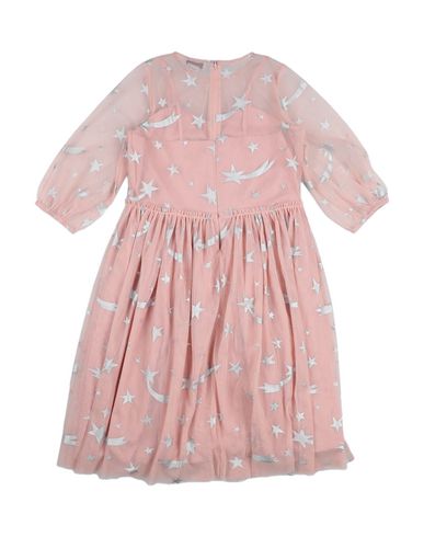 Stella Mccartney Pink Tulle Dress With Printed Stars In Pink