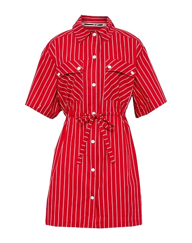 McQ Alexander McQueen Shirt dress Red 100% Cotton