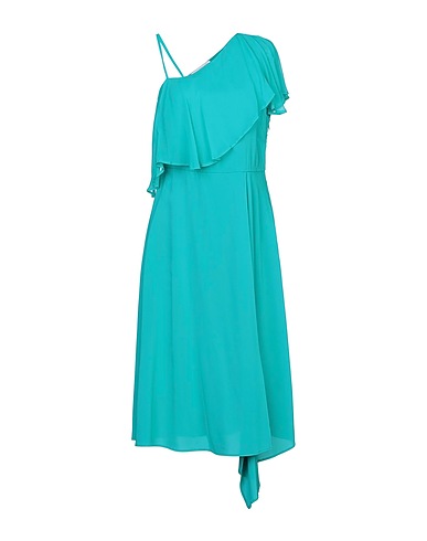 JUCCA Vestito midi Verde chiaro 95% Viscosa, 5% Elastan