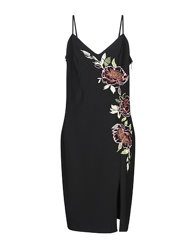 MARCIANO by GUESS Midi dress Black 92% Polyester, 8% Elastane