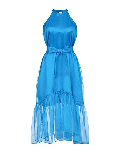 PINKO Vestito estivo Azzurro 100% Seta