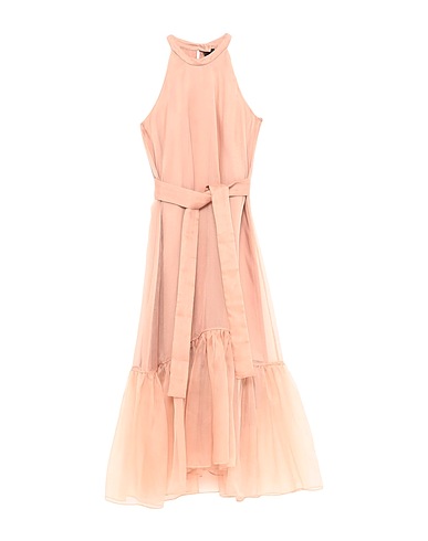PINKO Midi dress Blush 100% Silk