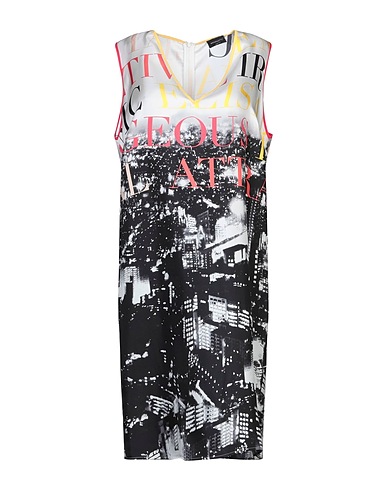 ELISABETTA FRANCHI Midi dress Black 100% Silk